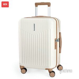 20 Inch Expandable Hardside Carry-On Luggage with Spinner Wheels & TSA Lock